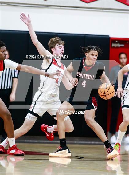 Thumbnail 3 in Harvard-Westlake vs Centennial (CIF SS Open Division Pool A Playoffs) photogallery.