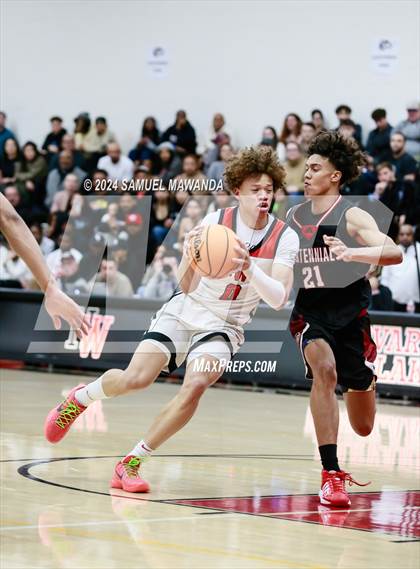 Thumbnail 3 in Harvard-Westlake vs Centennial (CIF SS Open Division Pool A Playoffs) photogallery.