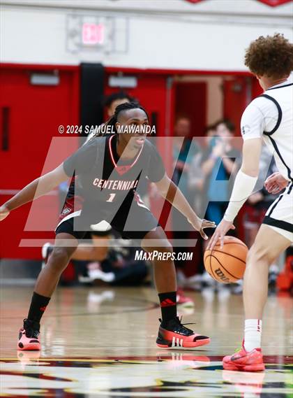 Thumbnail 1 in Harvard-Westlake vs Centennial (CIF SS Open Division Pool A Playoffs) photogallery.