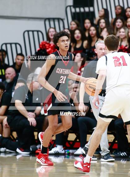 Thumbnail 2 in Harvard-Westlake vs Centennial (CIF SS Open Division Pool A Playoffs) photogallery.