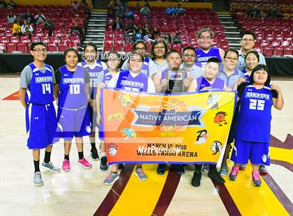 Thumbnail 1 in Unified: Hopi vs. Page - Native American Basketball Classic  photogallery.