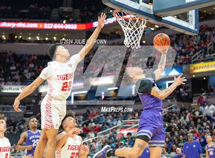 Thumbnail 2 in Fishers vs. Ben Davis (IHSAA 4A Final) editorial use only photogallery.