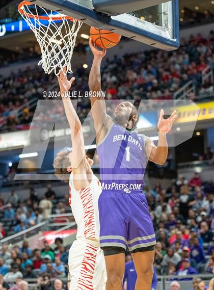 Thumbnail 2 in Fishers vs. Ben Davis (IHSAA 4A Final) editorial use only photogallery.