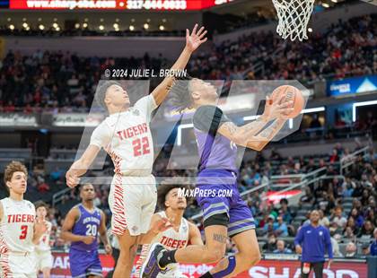 Thumbnail 2 in Fishers vs. Ben Davis (IHSAA 4A Final) editorial use only photogallery.