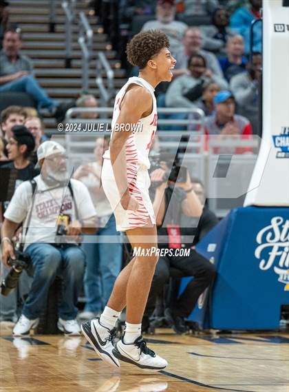 Thumbnail 2 in Fishers vs. Ben Davis (IHSAA 4A Final) editorial use only photogallery.