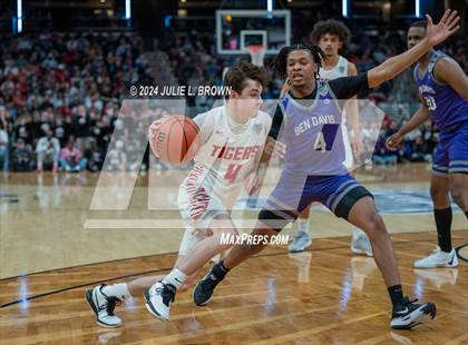 Thumbnail 1 in Fishers vs. Ben Davis (IHSAA 4A Final) editorial use only photogallery.
