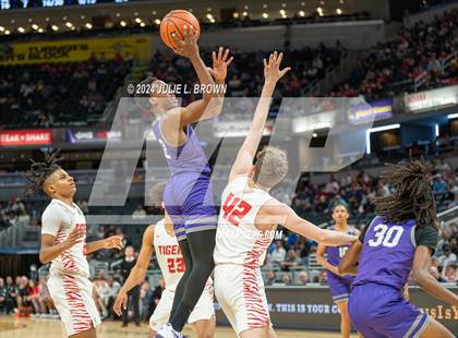 Thumbnail 3 in Fishers vs. Ben Davis (IHSAA 4A Final) editorial use only photogallery.