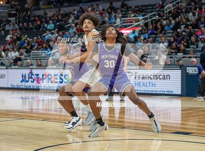 Thumbnail 1 in Fishers vs. Ben Davis (IHSAA 4A Final) editorial use only photogallery.