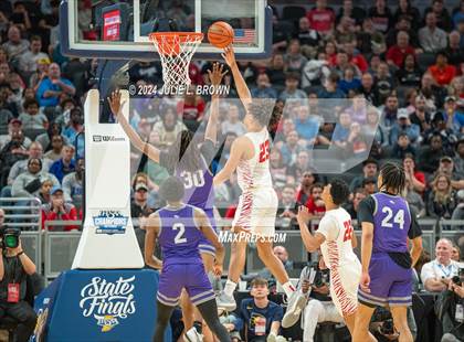 Thumbnail 1 in Fishers vs. Ben Davis (IHSAA 4A Final) editorial use only photogallery.