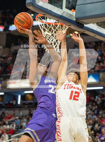 Thumbnail 3 in Fishers vs. Ben Davis (IHSAA 4A Final) editorial use only photogallery.