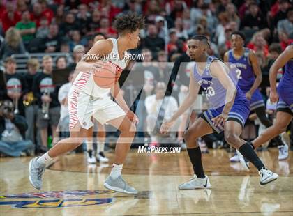 Thumbnail 3 in Fishers vs. Ben Davis (IHSAA 4A Final) editorial use only photogallery.