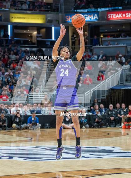 Thumbnail 3 in Fishers vs. Ben Davis (IHSAA 4A Final) editorial use only photogallery.