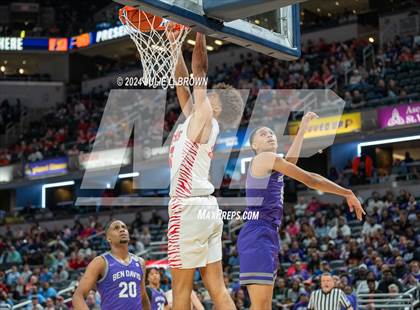 Thumbnail 1 in Fishers vs. Ben Davis (IHSAA 4A Final) editorial use only photogallery.