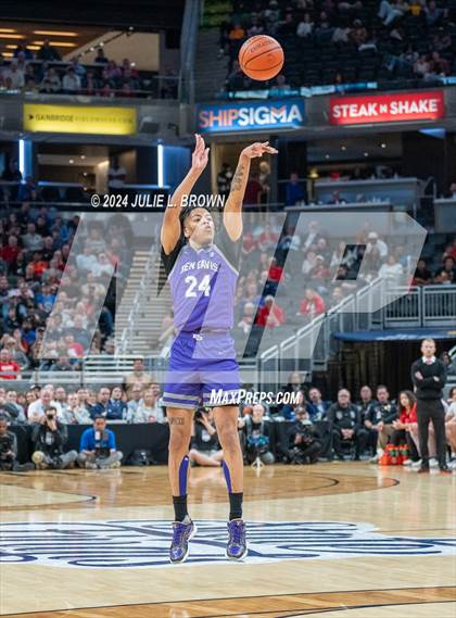 Thumbnail 1 in Fishers vs. Ben Davis (IHSAA 4A Final) editorial use only photogallery.