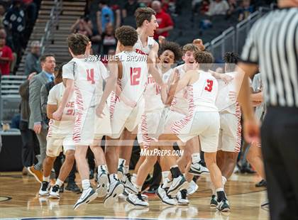 Thumbnail 3 in Fishers vs. Ben Davis (IHSAA 4A Final) editorial use only photogallery.