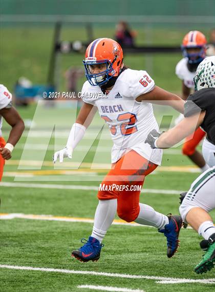 Thumbnail 1 in Rainier Beach @ Peninsula (WIAA 3A First Round) photogallery.