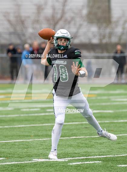 Thumbnail 1 in Rainier Beach @ Peninsula (WIAA 3A First Round) photogallery.