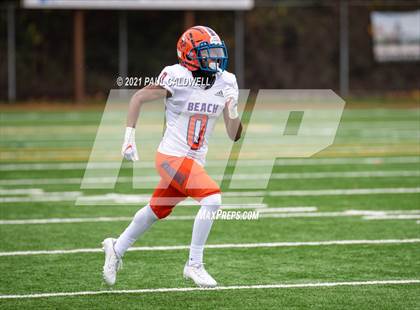 Thumbnail 2 in Rainier Beach @ Peninsula (WIAA 3A First Round) photogallery.