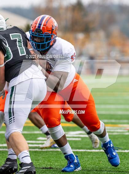 Thumbnail 2 in Rainier Beach @ Peninsula (WIAA 3A First Round) photogallery.