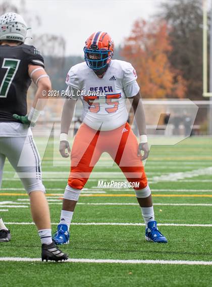Thumbnail 3 in Rainier Beach @ Peninsula (WIAA 3A First Round) photogallery.