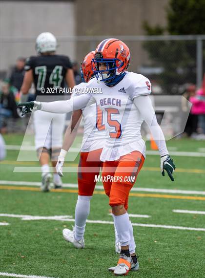 Thumbnail 1 in Rainier Beach @ Peninsula (WIAA 3A First Round) photogallery.