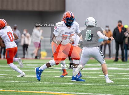 Thumbnail 2 in Rainier Beach @ Peninsula (WIAA 3A First Round) photogallery.