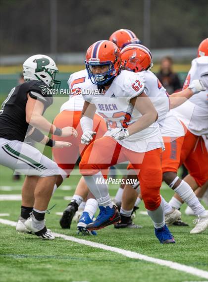 Thumbnail 1 in Rainier Beach @ Peninsula (WIAA 3A First Round) photogallery.