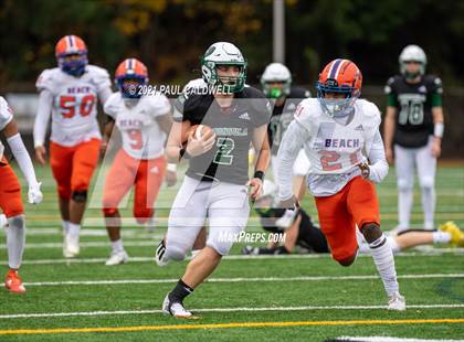 Thumbnail 1 in Rainier Beach @ Peninsula (WIAA 3A First Round) photogallery.