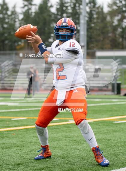 Thumbnail 2 in Rainier Beach @ Peninsula (WIAA 3A First Round) photogallery.