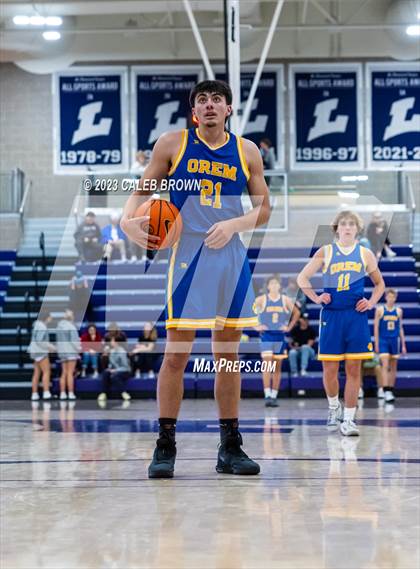 Thumbnail 3 in Orem vs. Duncanville (Holiday Hoopfest) photogallery.