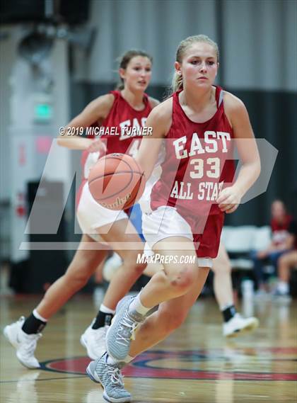 Thumbnail 1 in Washington 2019 All Stars East 1A vs. West 1B (Liberty Lake, Wash.) photogallery.