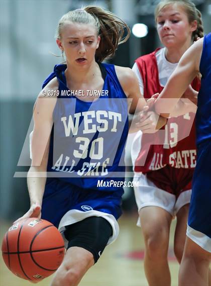Thumbnail 2 in Washington 2019 All Stars East 1A vs. West 1B (Liberty Lake, Wash.) photogallery.