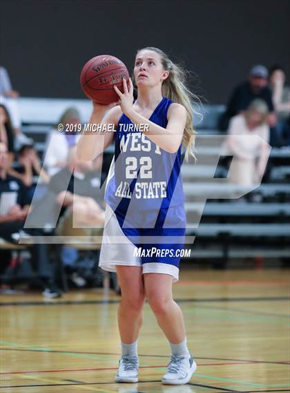 Thumbnail 2 in Washington 2019 All Stars East 1A vs. West 1B (Liberty Lake, Wash.) photogallery.