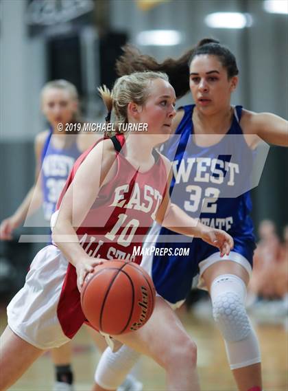 Thumbnail 2 in Washington 2019 All Stars East 1A vs. West 1B (Liberty Lake, Wash.) photogallery.