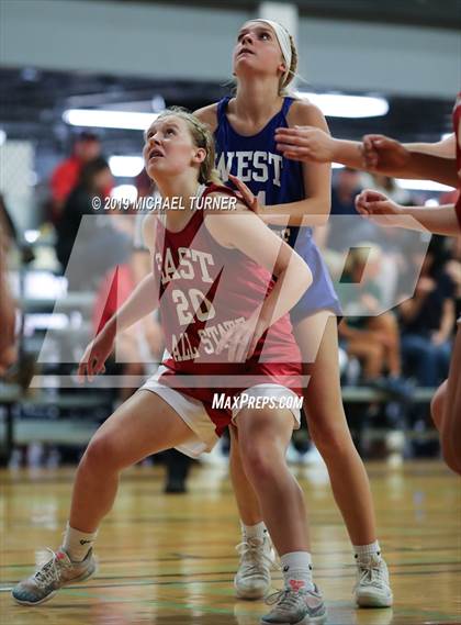 Thumbnail 2 in Washington 2019 All Stars East 1A vs. West 1B (Liberty Lake, Wash.) photogallery.