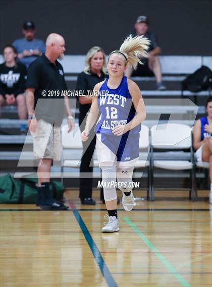 Thumbnail 2 in Washington 2019 All Stars East 1A vs. West 1B (Liberty Lake, Wash.) photogallery.