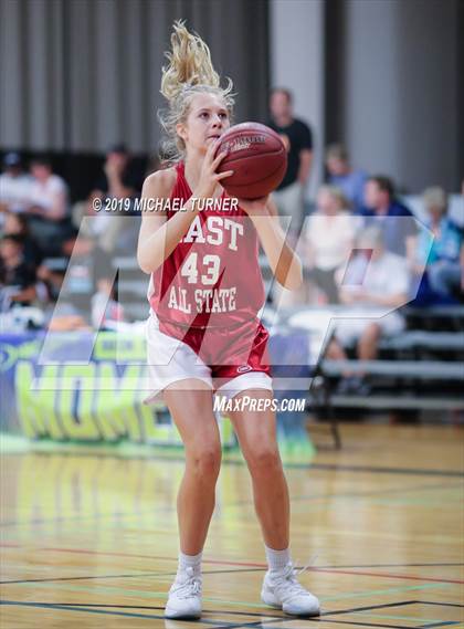 Thumbnail 2 in Washington 2019 All Stars East 1A vs. West 1B (Liberty Lake, Wash.) photogallery.
