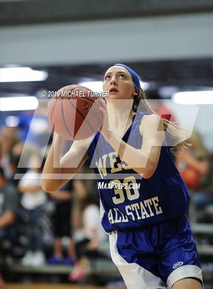 Thumbnail 1 in Washington 2019 All Stars East 1A vs. West 1B (Liberty Lake, Wash.) photogallery.