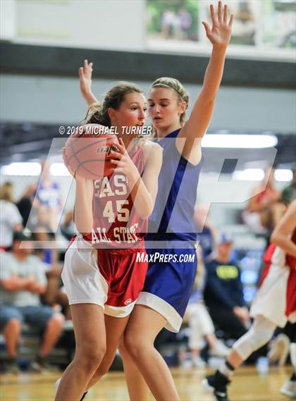 Thumbnail 2 in Washington 2019 All Stars East 1A vs. West 1B (Liberty Lake, Wash.) photogallery.