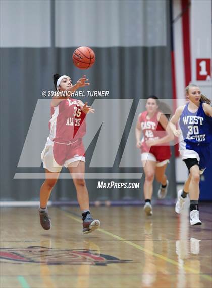 Thumbnail 1 in Washington 2019 All Stars East 1A vs. West 1B (Liberty Lake, Wash.) photogallery.