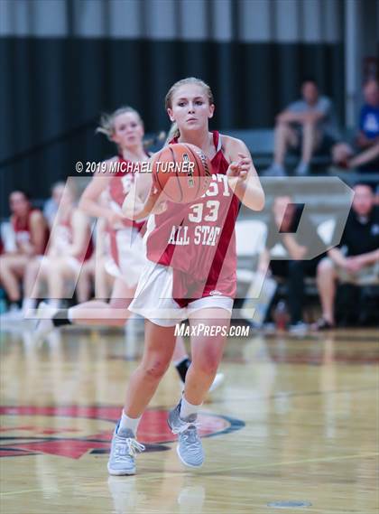 Thumbnail 2 in Washington 2019 All Stars East 1A vs. West 1B (Liberty Lake, Wash.) photogallery.