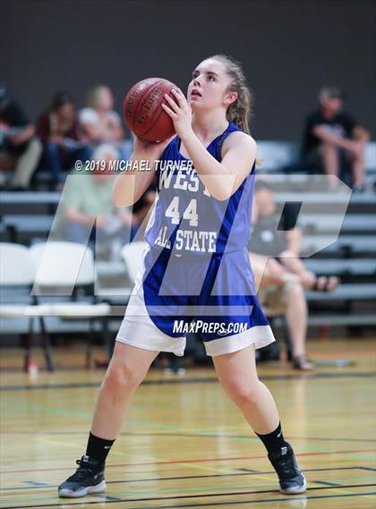Thumbnail 1 in Washington 2019 All Stars East 1A vs. West 1B (Liberty Lake, Wash.) photogallery.