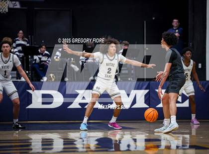 Thumbnail 3 in JSerra Catholic @ Notre Dame (SO) photogallery.