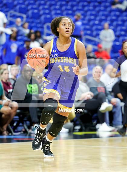 Thumbnail 1 in Hardin-Jefferson vs. Brownsboro (UIL 4A State Final) photogallery.