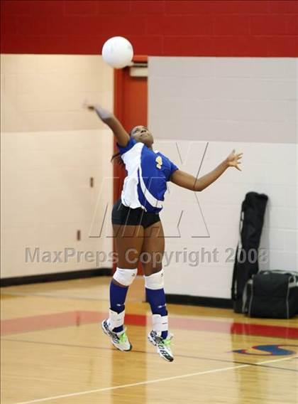Thumbnail 3 in Elkins vs Arlington (Nike Volleyball Classic) photogallery.