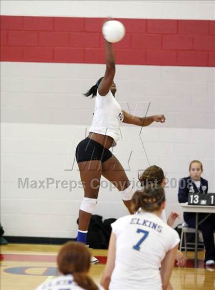 Thumbnail 3 in Elkins vs Arlington (Nike Volleyball Classic) photogallery.