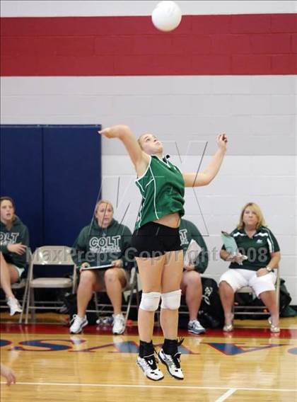Thumbnail 3 in Elkins vs Arlington (Nike Volleyball Classic) photogallery.