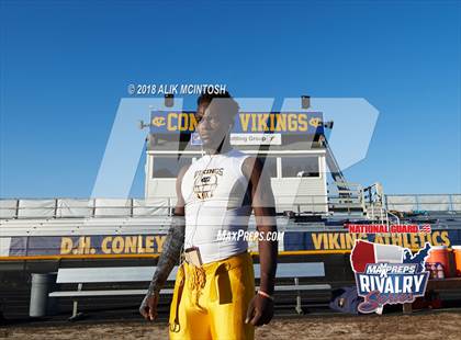 Thumbnail 1 in J.H. Rose @ D.H. Conley (2017 MaxPreps Rivalry Series) photogallery.