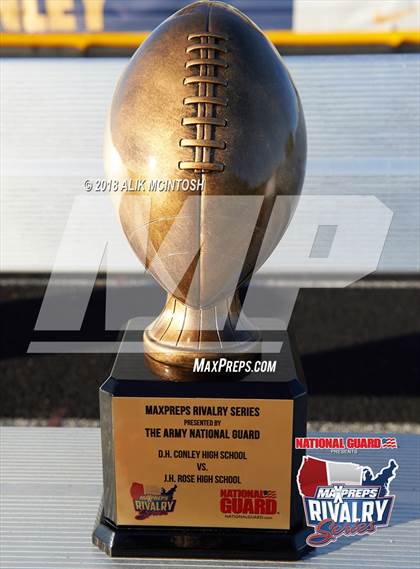 Thumbnail 3 in J.H. Rose @ D.H. Conley (2017 MaxPreps Rivalry Series) photogallery.