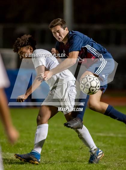 Thumbnail 1 in Douglas Byrd vs Terry Sanford (PAC Tournament First Round) photogallery.